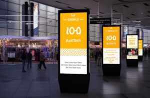 LCD advertising displays